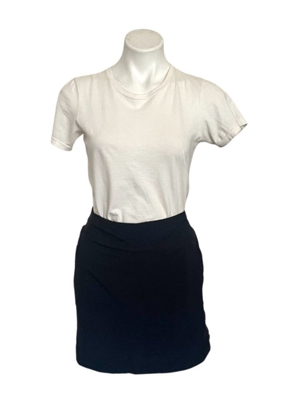 ATHLETA Black Brooklyn 16" Skort Lightweight Stretch Pockets Womens Size 14